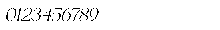 Constane Garden Italic Italic Font OTHER CHARS