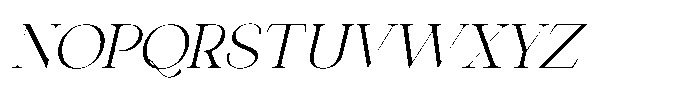 Constane Garden Italic Italic Font LOWERCASE