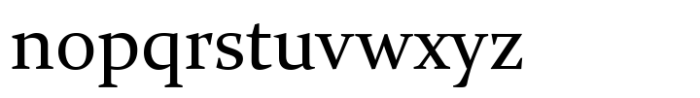 Constantia Regular Font LOWERCASE