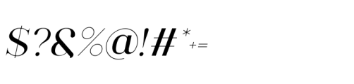 Consumer Type Medium Italic Font OTHER CHARS