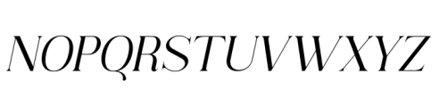Consumer Type Regular Italic Font UPPERCASE