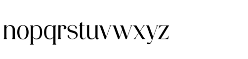 Consumer Type Regular Font LOWERCASE