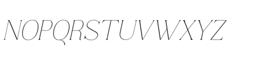 Consumer Type Thin Italic Font UPPERCASE