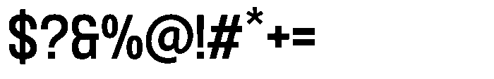 Contair Font OTHER CHARS