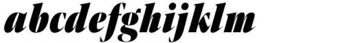 Contane Condensed Black Italic Font LOWERCASE