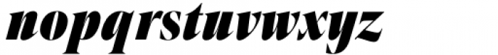 Contane Condensed Black Italic Font LOWERCASE