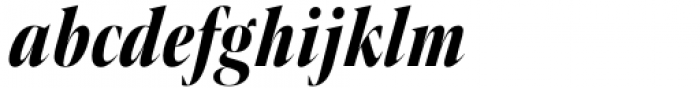 Contane Condensed Bold Italic Font LOWERCASE
