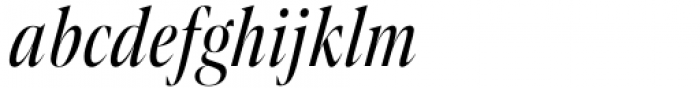 Contane Condensed Italic Font LOWERCASE