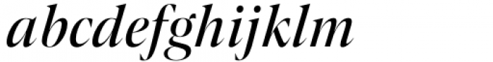Contane Medium Italic Font LOWERCASE