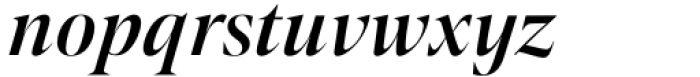 Contane Semibold Italic Font LOWERCASE