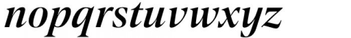 Contane Text Semibold Italic Font LOWERCASE