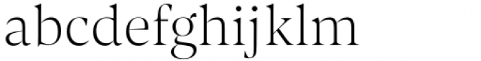 Contane Thin Font LOWERCASE