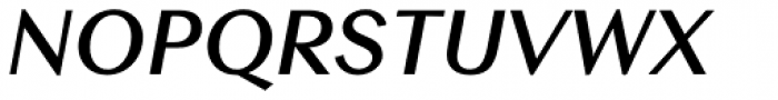 Contax Sans 76 Bold Italic Font UPPERCASE