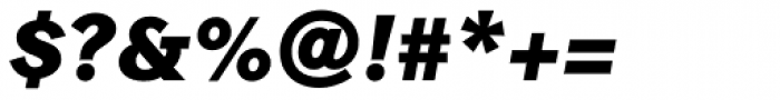 Contax Sans 96 UltraBlack Italic Font OTHER CHARS