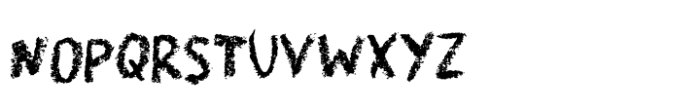 Conte Crayon Font UPPERCASE