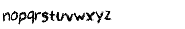 Conte Crayon Font LOWERCASE