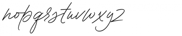 Contempora Script Regular Font LOWERCASE