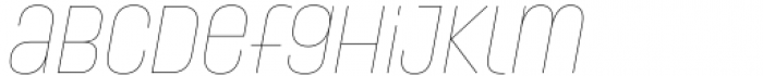 Conthey Hairline 2 Italic Font LOWERCASE