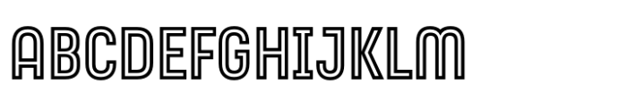 Conthey Inline Con In 3 Font UPPERCASE