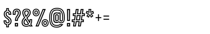 Conthey Inline Nar In 3 Font OTHER CHARS