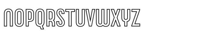 Conthey Inline Nar Out 3 Font UPPERCASE
