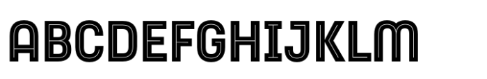Conthey Inline Reg In 1 Font UPPERCASE