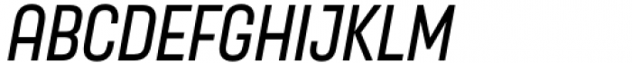 Conthey Medium Con 2 Italic Font UPPERCASE