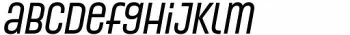 Conthey Medium Con 3 Italic Font LOWERCASE