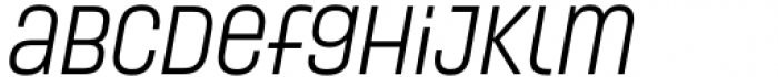 Conthey Regular 2 Italic Font LOWERCASE