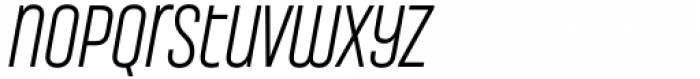 Conthey Regular Nar 2 Italic Font LOWERCASE