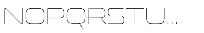 Conthrax Hairline Font UPPERCASE