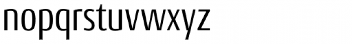 Conto Condensed Regular Font LOWERCASE