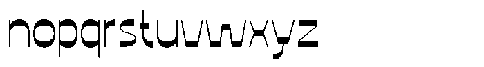 Contra Regular Font LOWERCASE