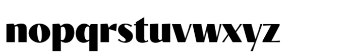 Contralto Small Black Font LOWERCASE