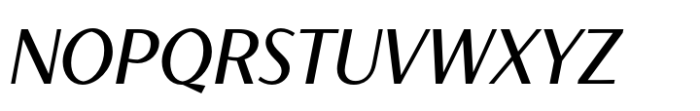Contralto Xsmall Regular Italic Font UPPERCASE