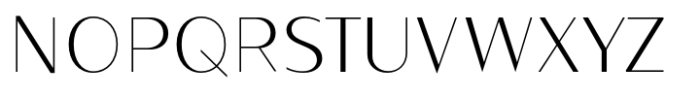 Contrast Sans Light Font UPPERCASE