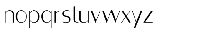 Contrast Sans Light Font LOWERCASE