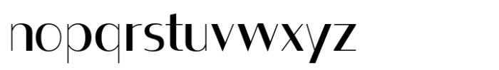 Contrast Sans Medium Font LOWERCASE