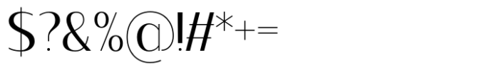 Contrast Sans Regular Font OTHER CHARS