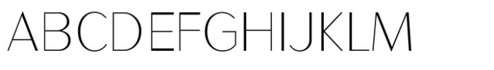 Contrast Sans Thin Font UPPERCASE