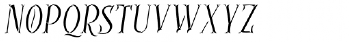 Controwell Side Italic Font UPPERCASE