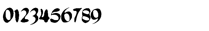 Contrue Fonte Blackletter Blur Font OTHER CHARS