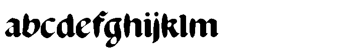 Contrue Fonte Blackletter Blur FONT