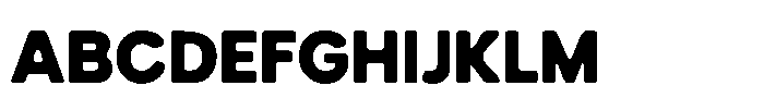 Contrue Fonte Sans Blur Font UPPERCASE