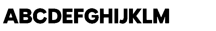 Contrue Fonte Sans Font UPPERCASE