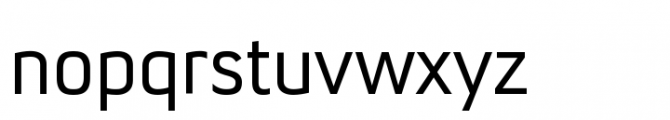 Convection Regular Font LOWERCASE