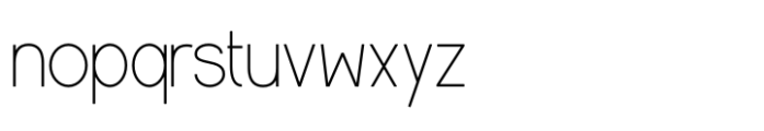 Conventri Regular Font LOWERCASE