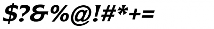 Convex DT Bold Oblique Font OTHER CHARS
