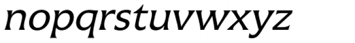 Convex DT Oblique Font LOWERCASE