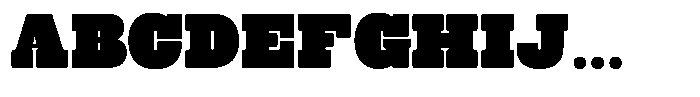 Cook Bloxerif Font UPPERCASE
